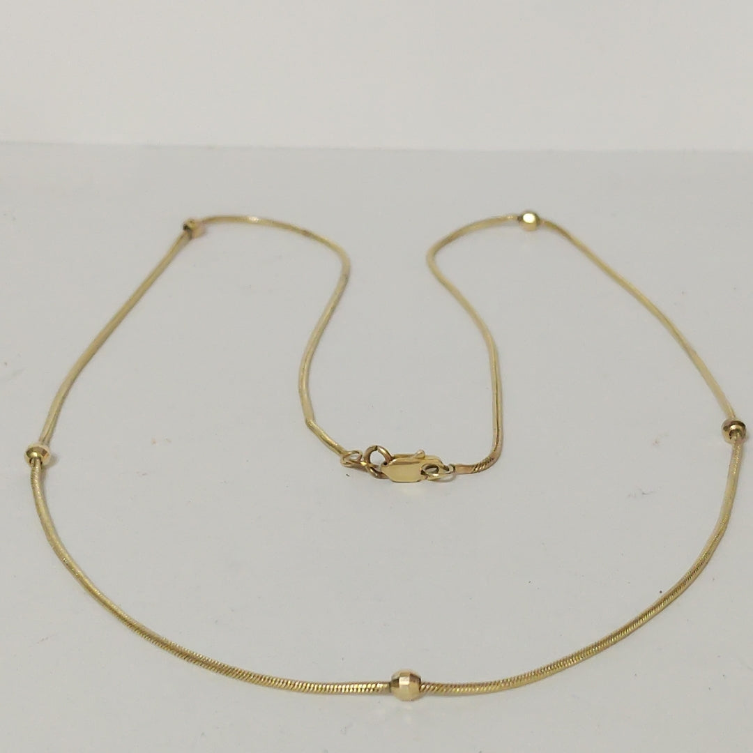 GARGANTILLA ORO 10 K 4,20 GRMS (SEMINUEVO)