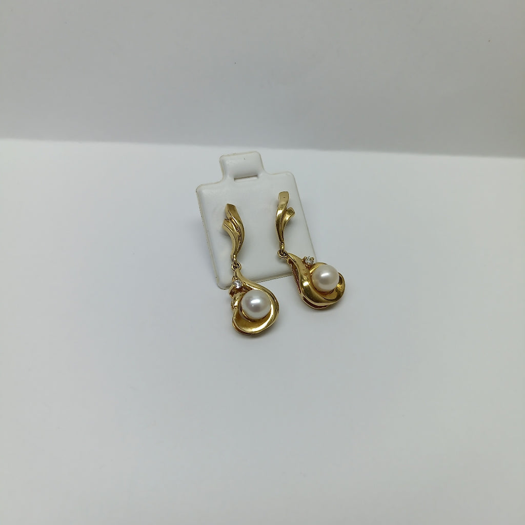 BROQUELES PAR ORO 14 K 4,80 GRMS (SEMINUEVO)