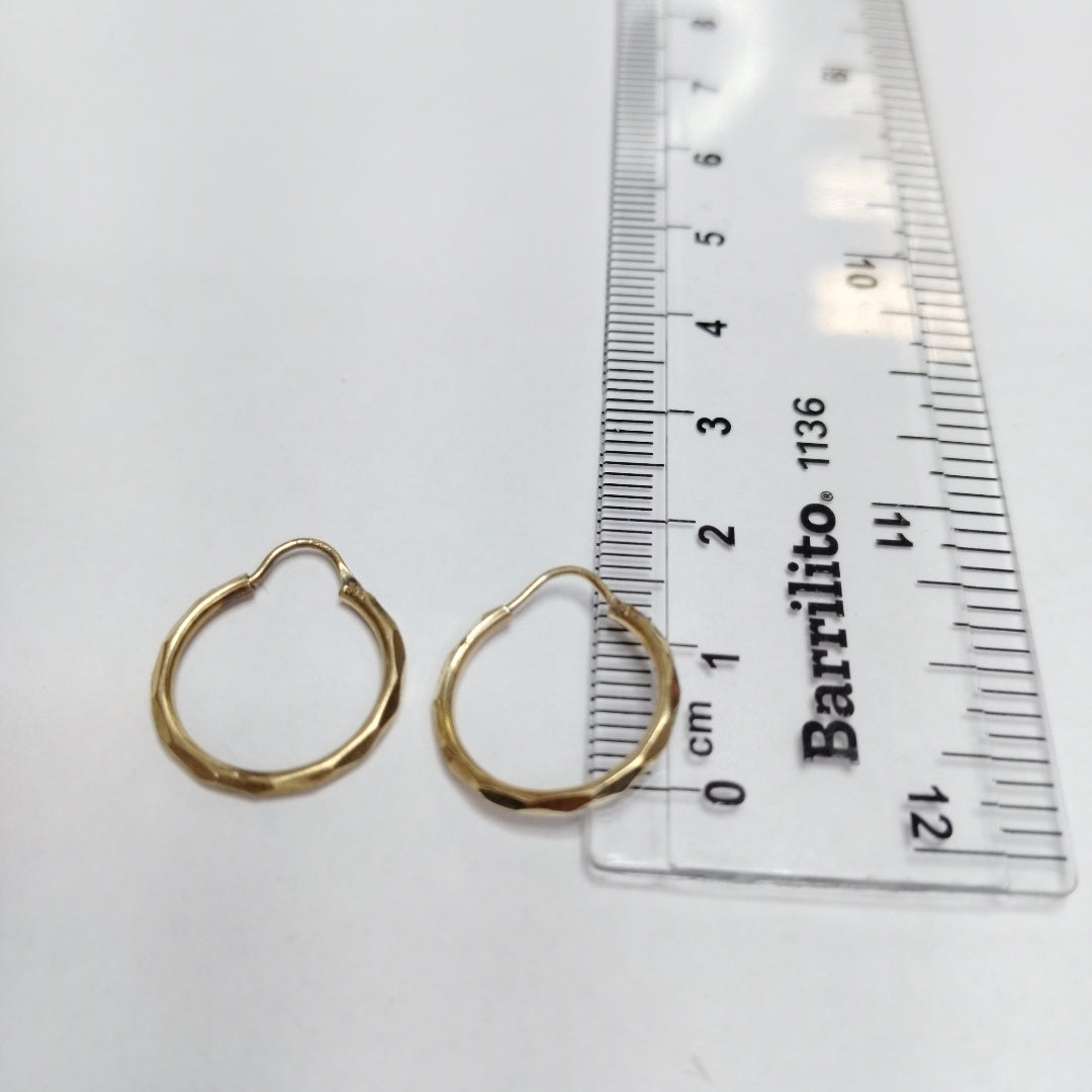 ARRACADAS PAR ORO 10 K 1.1 GRMS (SEMINUEVO)