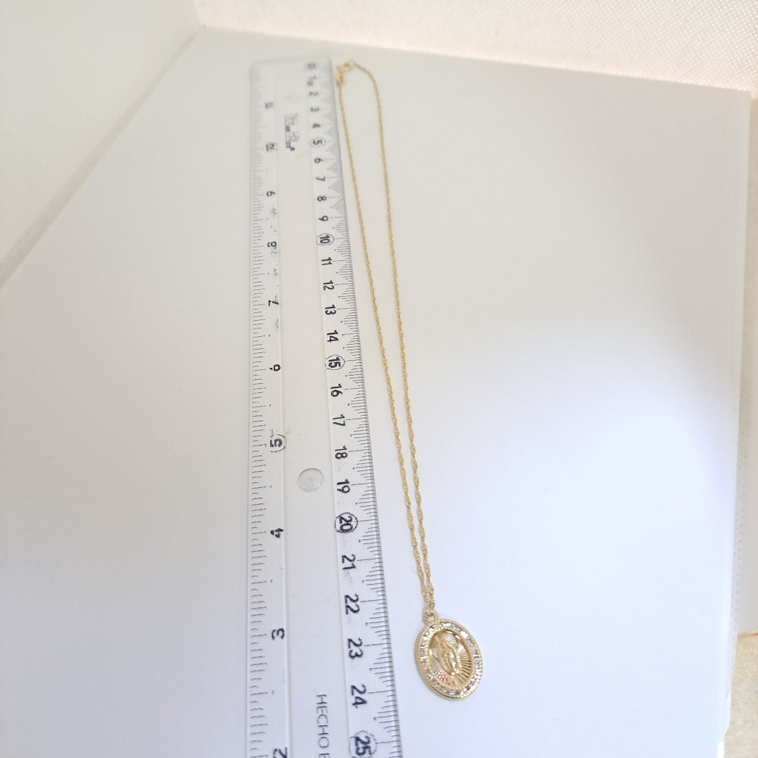 CADENA, DIJE ORO 10 K 2.2 GRMS (SEMINUEVO)