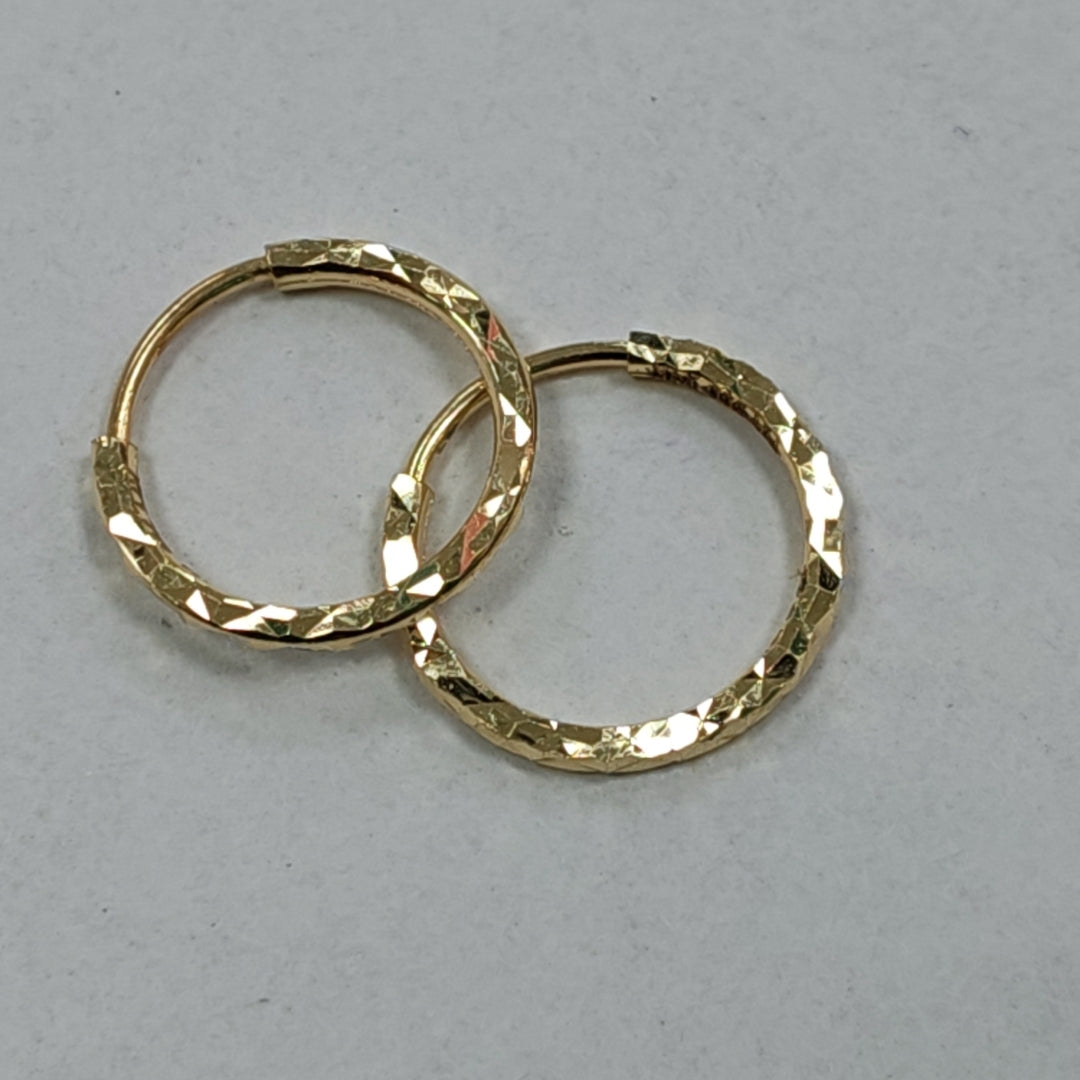 ARRACADAS PAR ORO 14 K 0,70 GRMS (SEMINUEVO)
