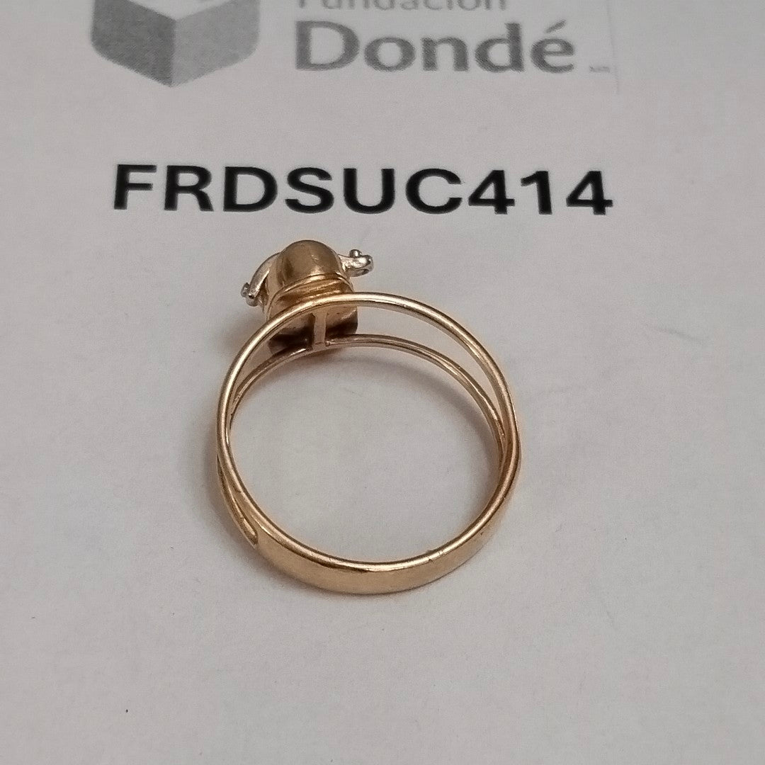 ANILLITO ORO, ORO BLANCO 14 K 2.9 GRMS (SEMINUEVO)
