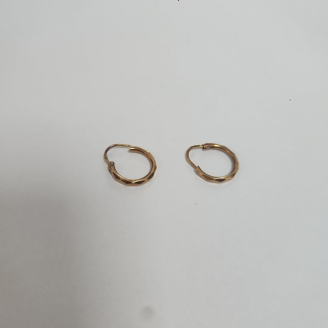 ARRACADAS PAR ORO 14 K 0,70 GRMS (SEMINUEVO)