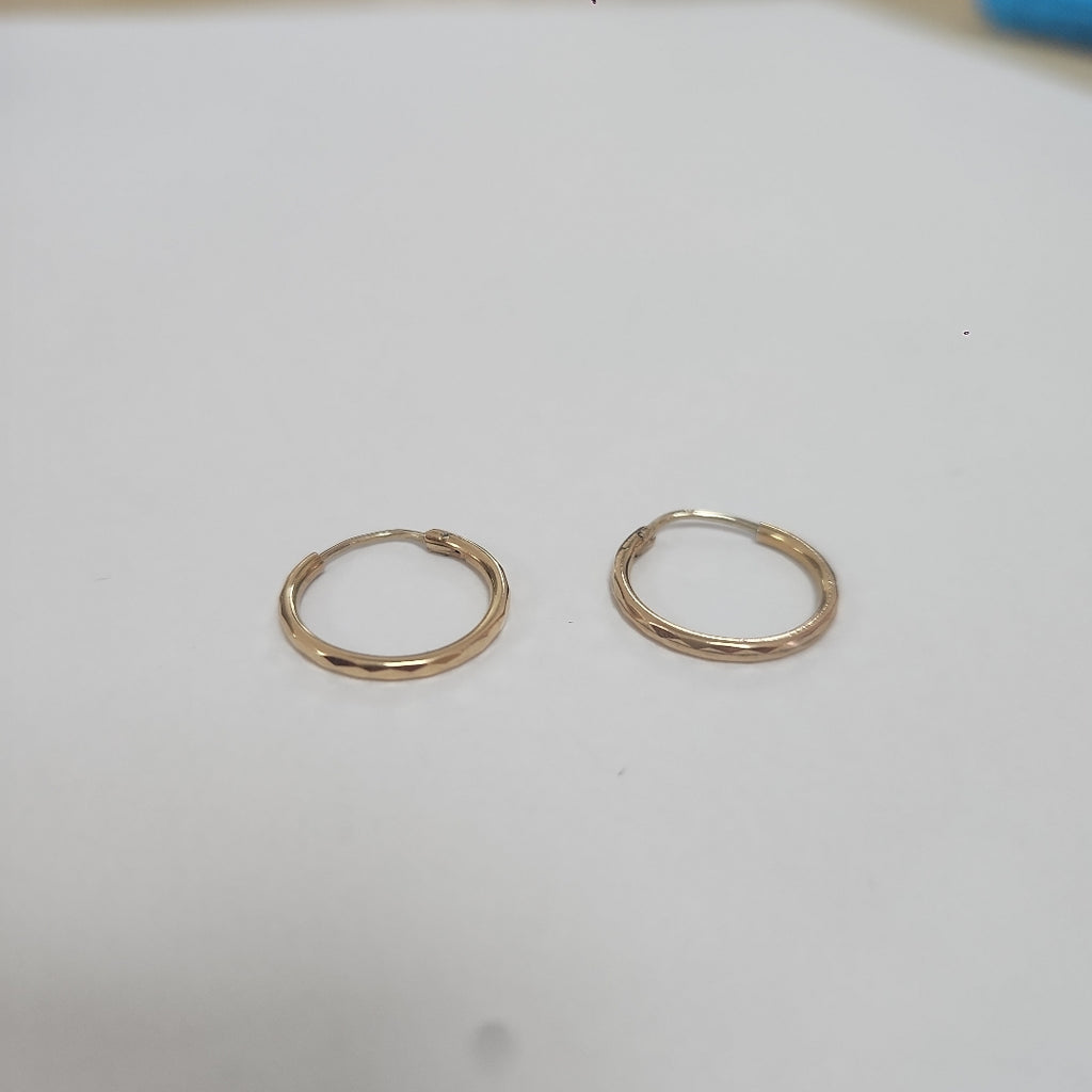 ARRACADAS PAR ORO 14 K 1,20 GRMS (SEMINUEVO)