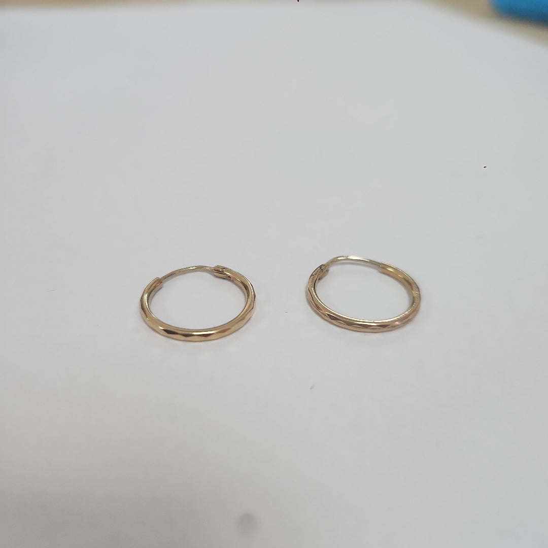 ARRACADAS PAR ORO 14 K 1,20 GRMS (SEMINUEVO)
