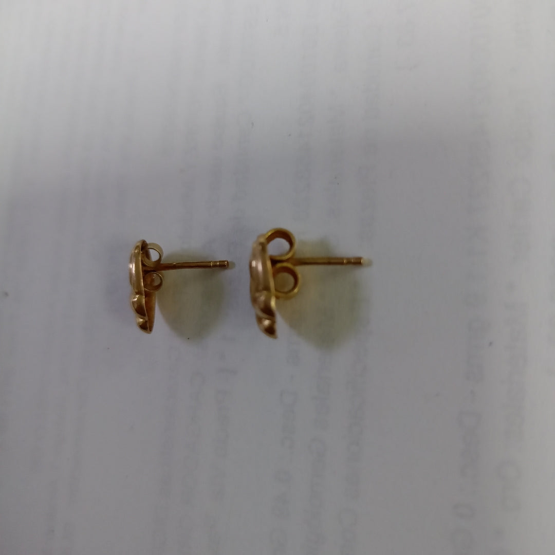 ARETES PAR ORO 14 K 1.4 GRMS (SEMINUEVO)
