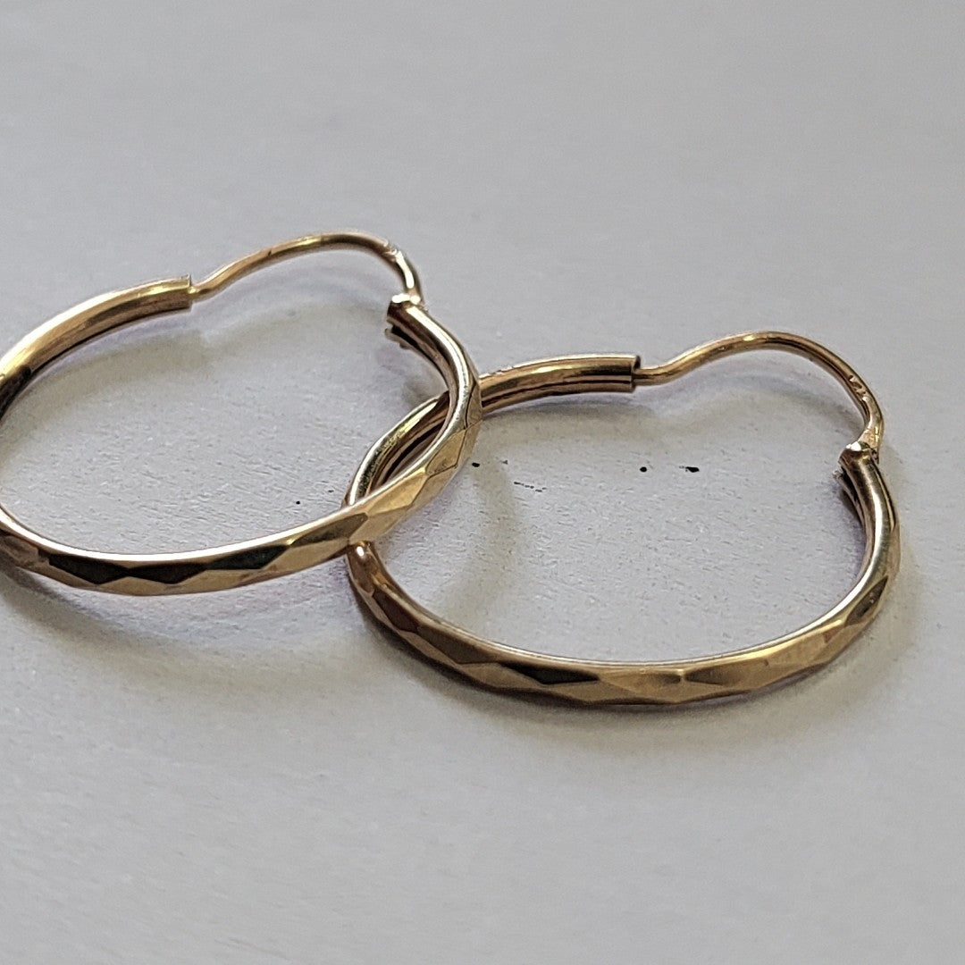 ARRACADAS PAR ORO 14 K 1.3 GRMS (SEMINUEVO)