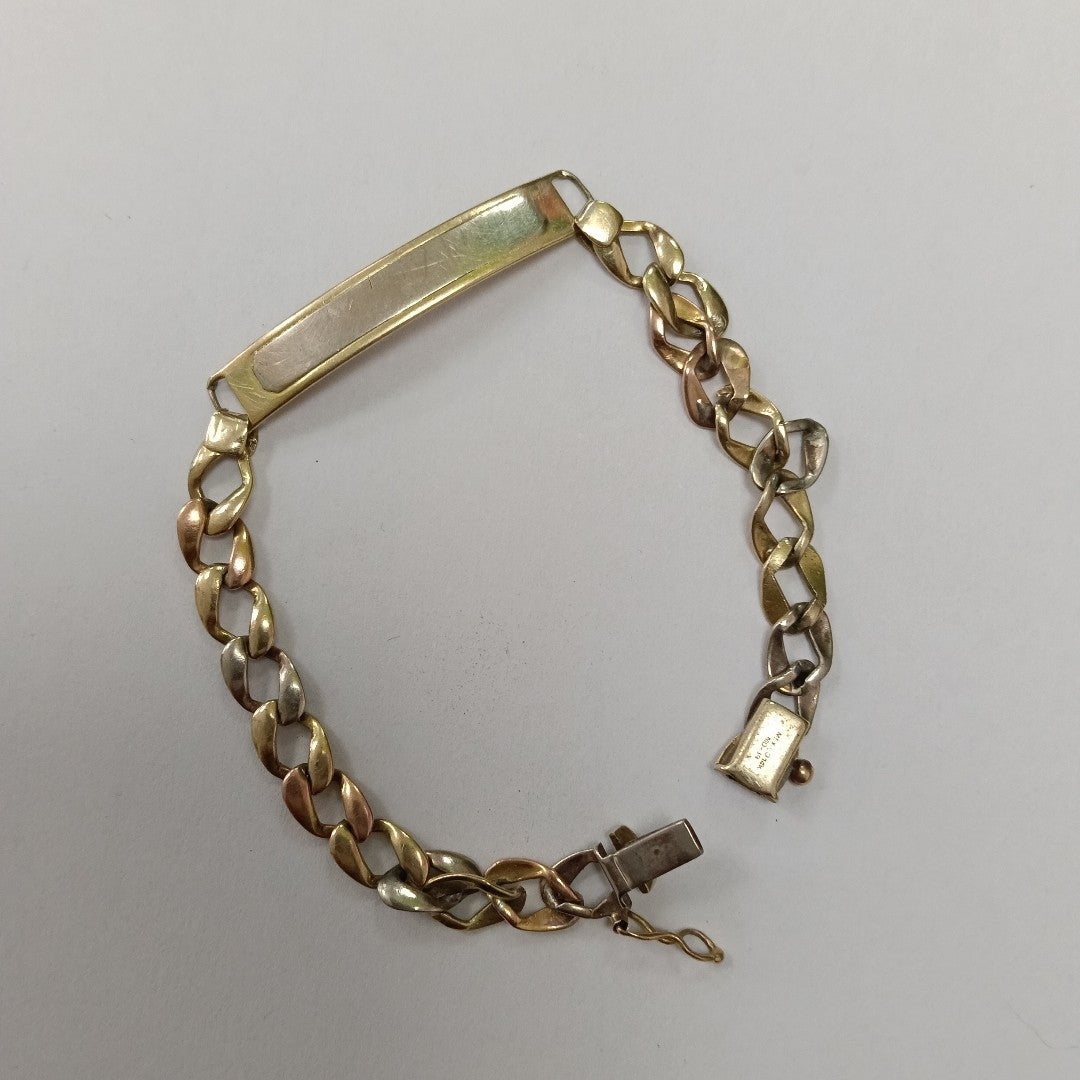 ESCLAVA ORO, ORO COMBINADO 14 K 6 GRMS (SEMINUEVO)