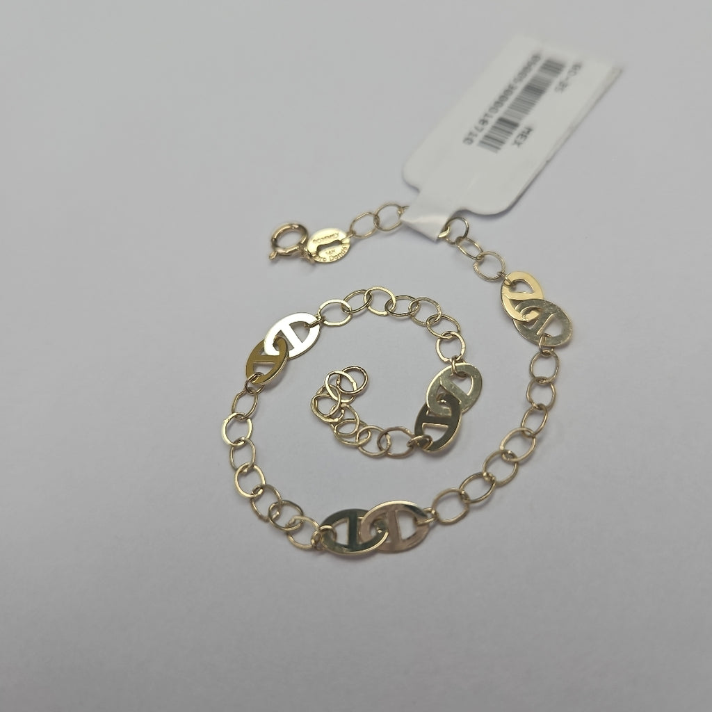 PULSERA ESPECIAL 14K 18 CM 1.6 GR (NUEVO)