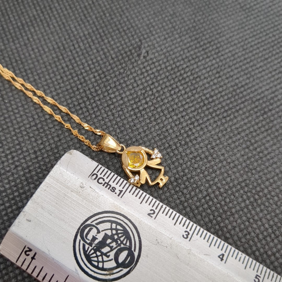 CADENA,DIJE ORO 10 K 2,10 GRMS (SEMINUEVO)