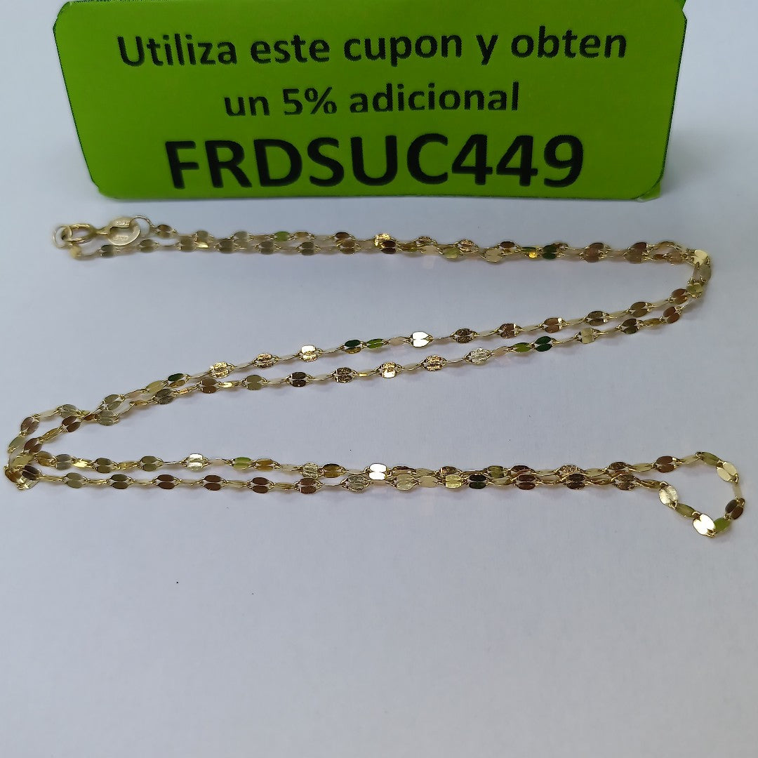 CADENA ORO 10 K 1.1 GRMS (SEMINUEVO)
