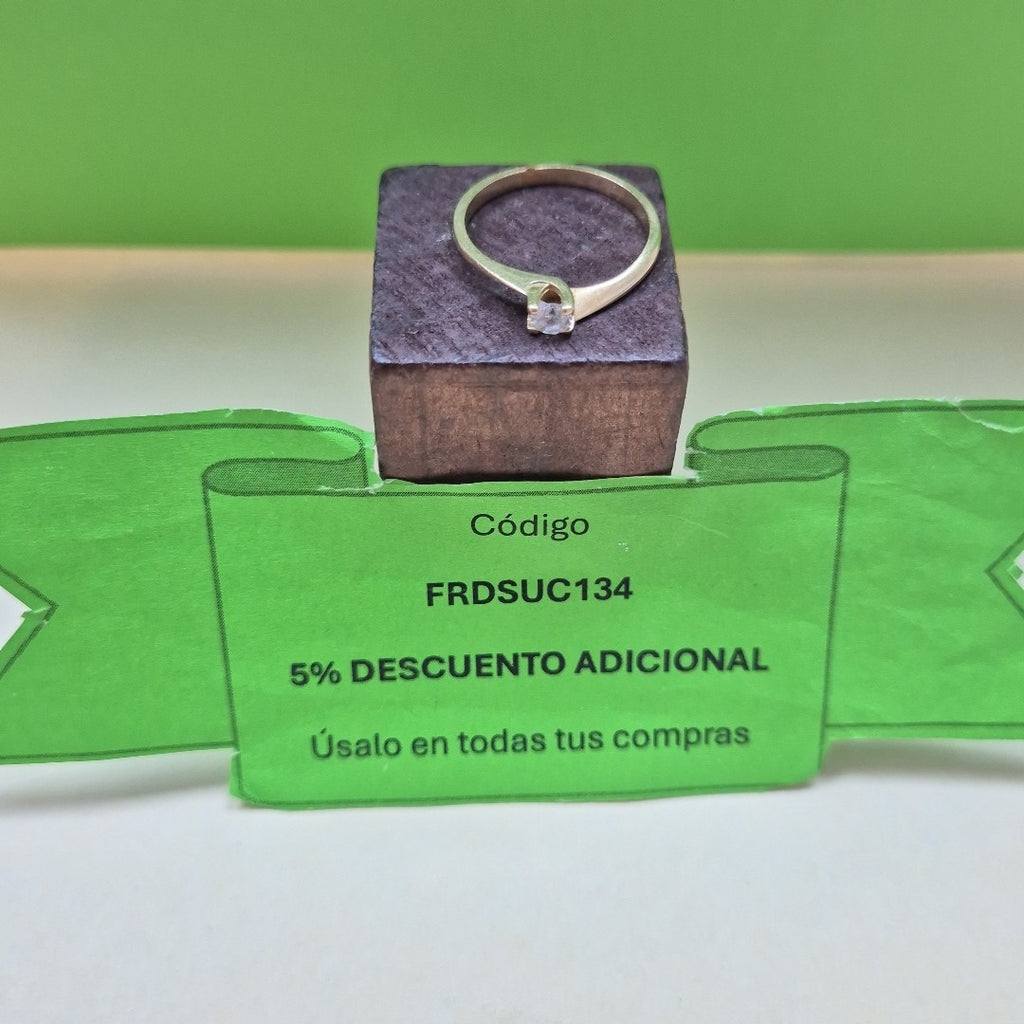 SOLITARIO ORO 10 K 2 GRMS (SEMINUEVO)