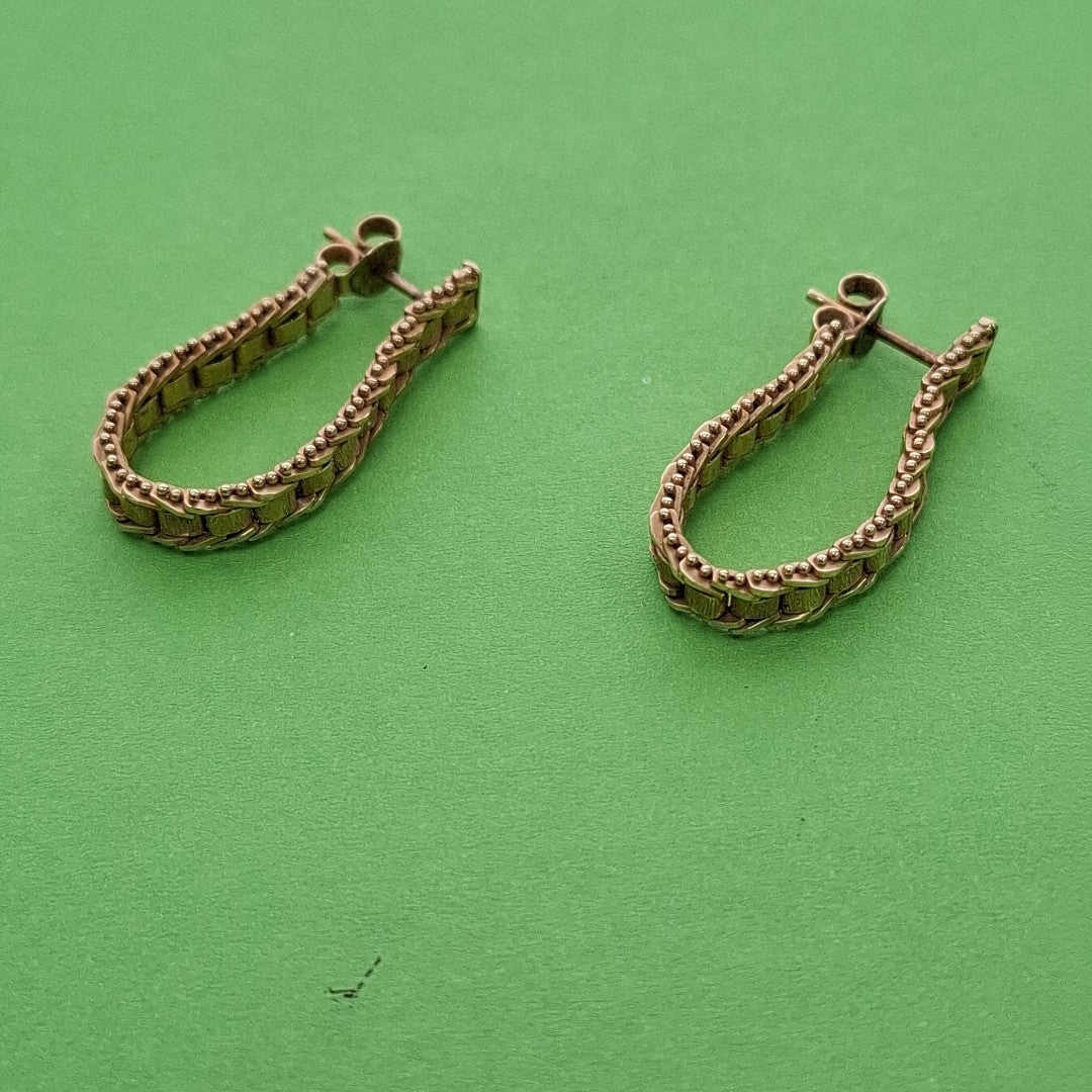 ARETES PAR ORO 14 K 5,10 GRMS (SEMINUEVO)