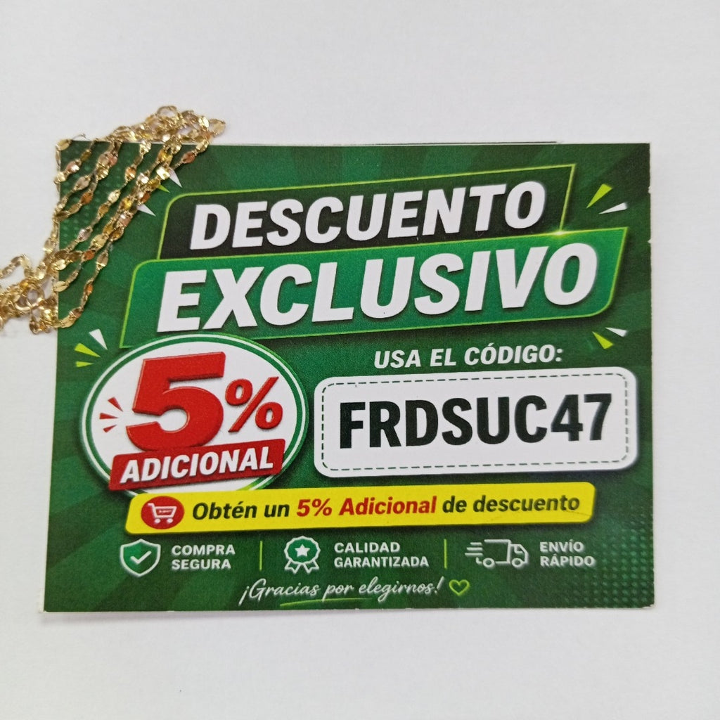 CADENA ORO 10 K 0,70 GRMS (SEMINUEVO)