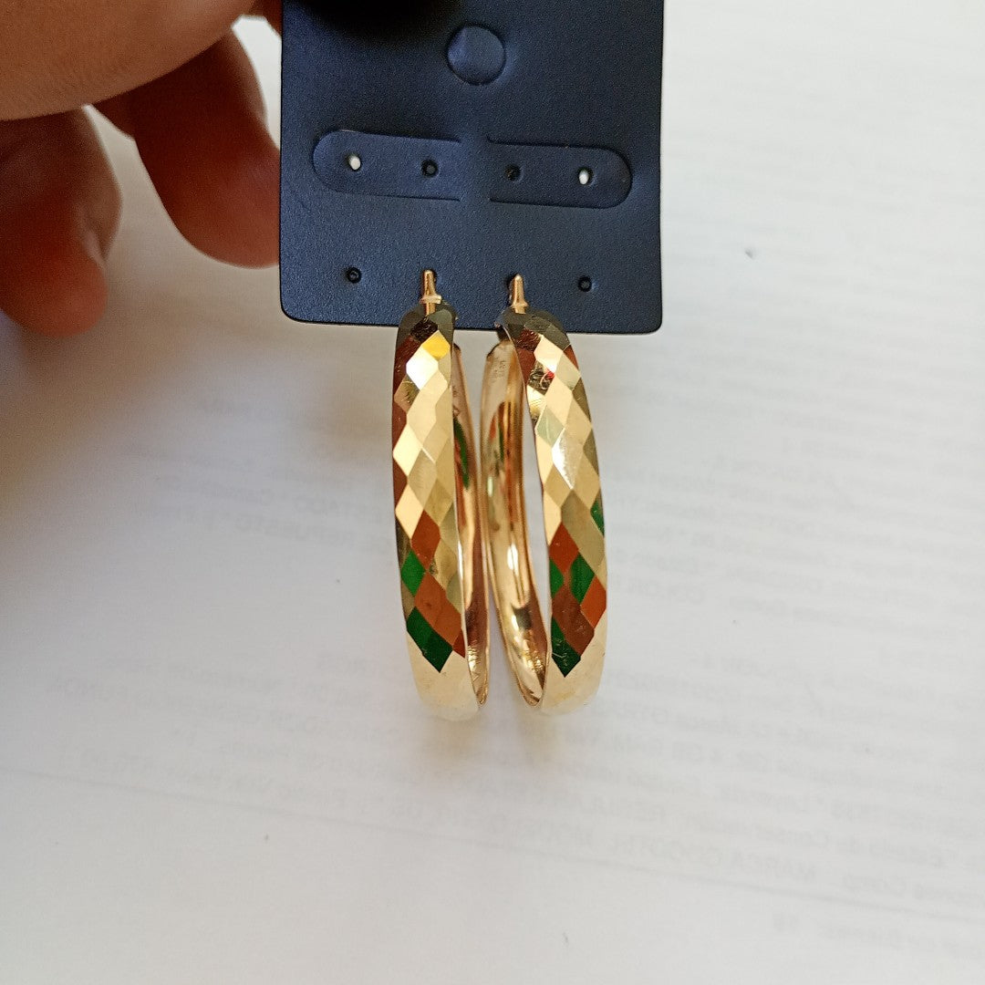 ARRACADAS PAR ORO 10 K 4.8 GRMS (SEMINUEVO)