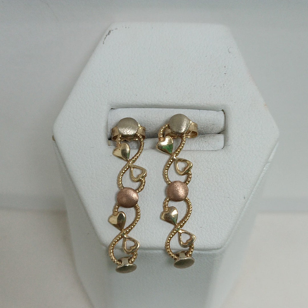 ARETES PAR ORO 10 K 2.2 GRMS (SEMINUEVO)