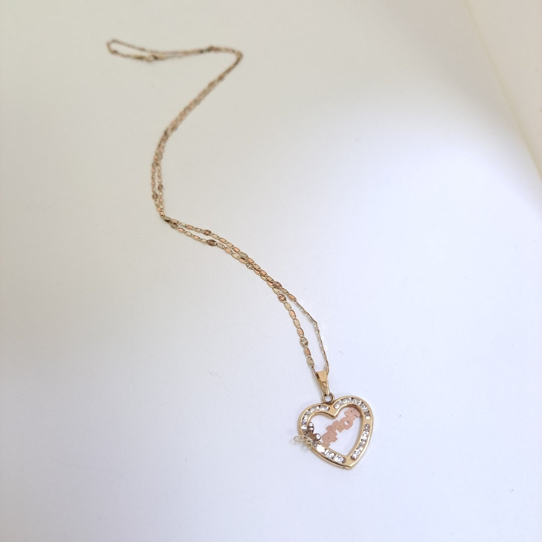 CADENA,DIJE ORO 10 K 2,30 GRMS (SEMINUEVO)