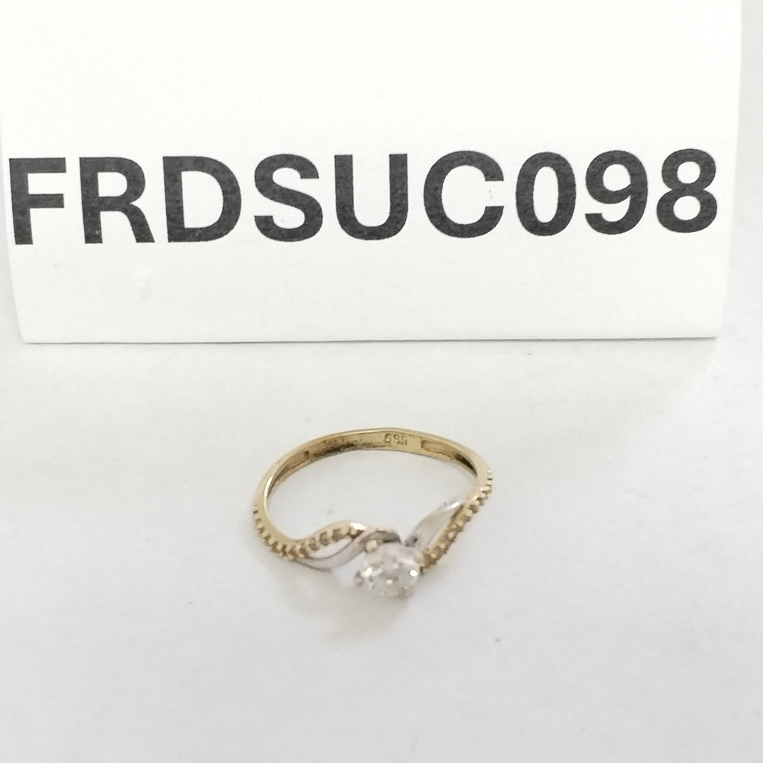 ANILLITO ORO COMBINADO 14 K 1.6 GRMS (SEMINUEVO)