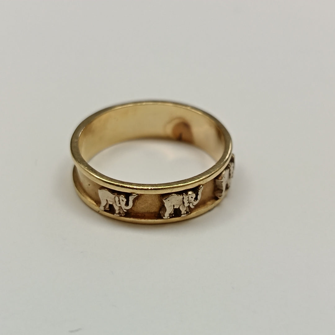 ARGOLLA DE LA SUERTE ORO 14 K 2,70 GRMS (SEMINUEVO)