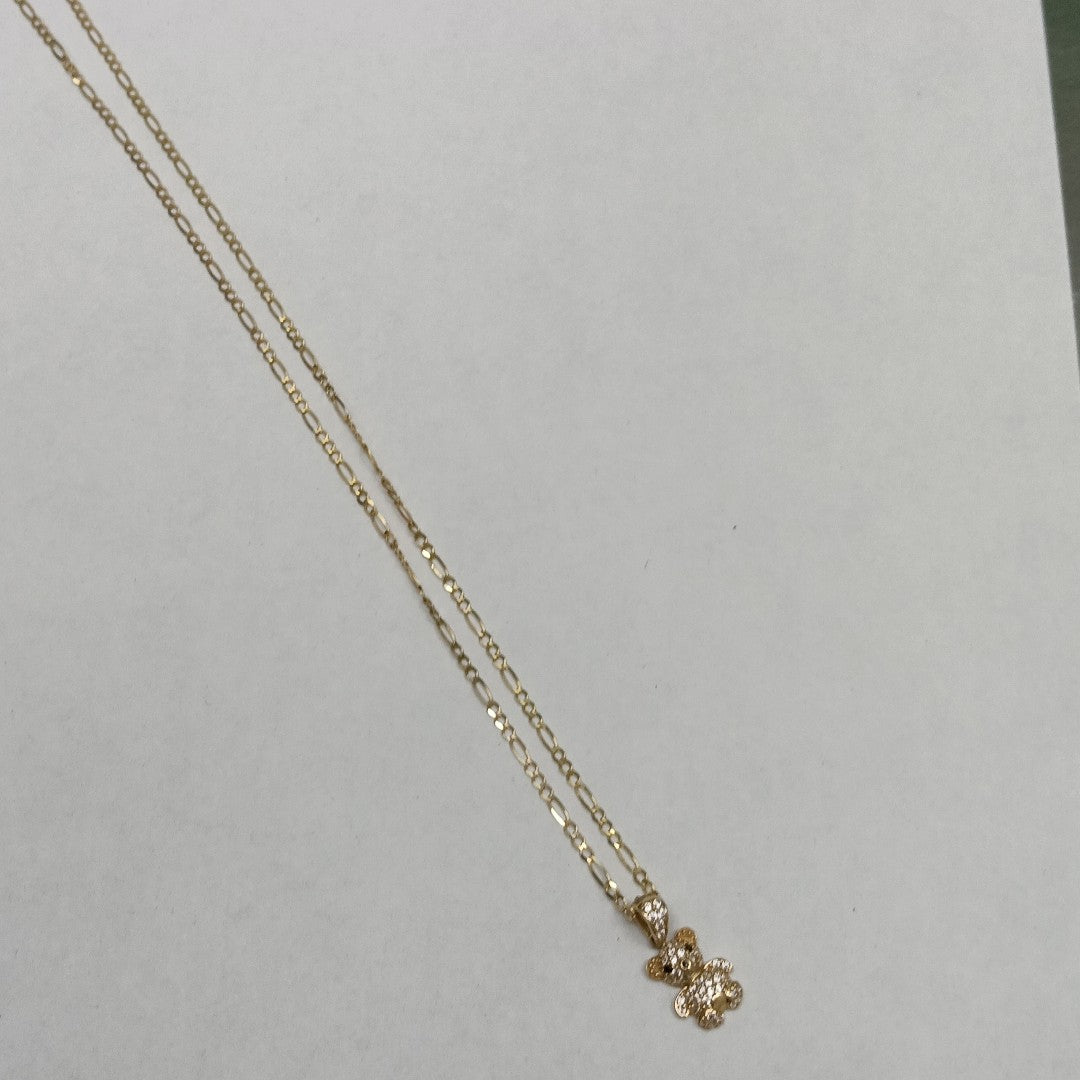 CADENA, DIJE ORO 14 K 2.8 GRMS (SEMINUEVO)