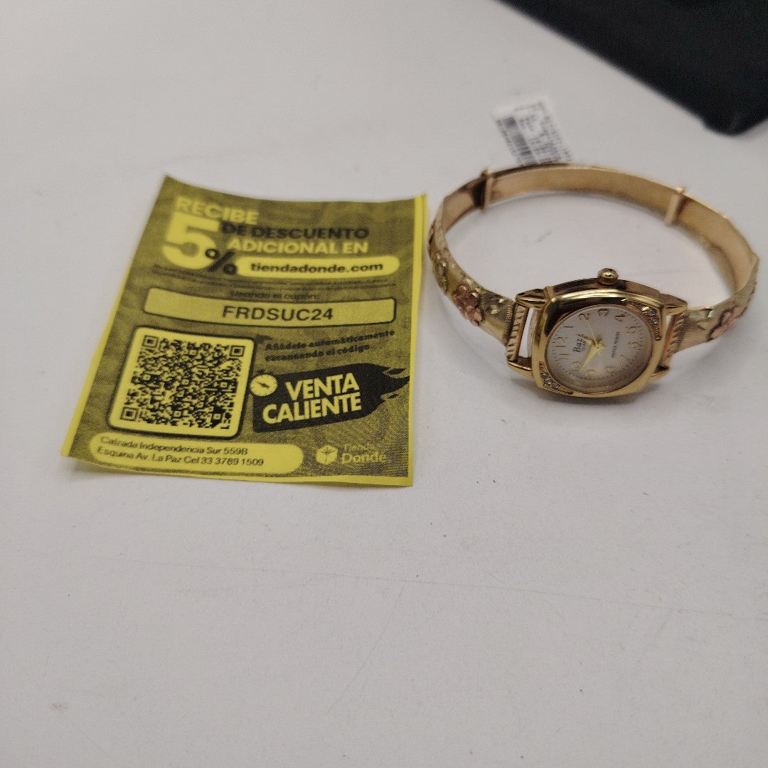 RELOJ CAJA ACERO PULSO ORO ORO 10 K 20.5 GRMS (SEMINUEVO)