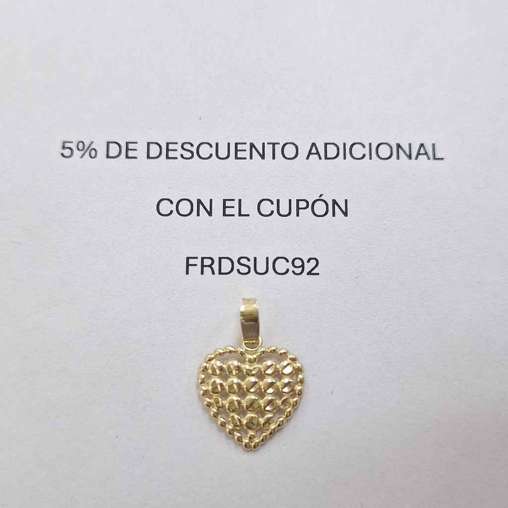 DIJE FIG CORAZON 14K 0.8 GR (NUEVO)