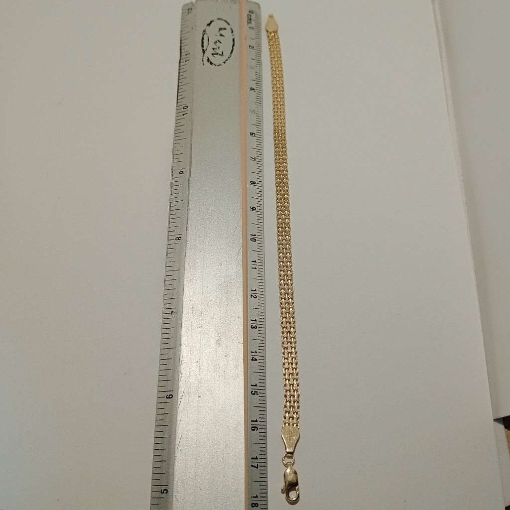 PULSERA ESPECIAL 14K 18 CM 4.7 GR (NUEVO)
