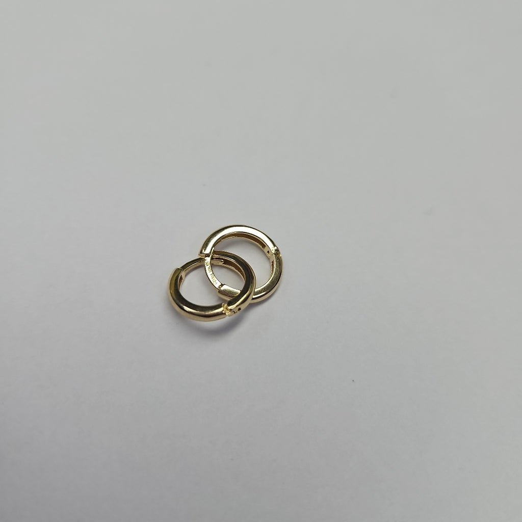 ARETES ARRACADAS LISAS 10K 1.2 GR (NUEVO)
