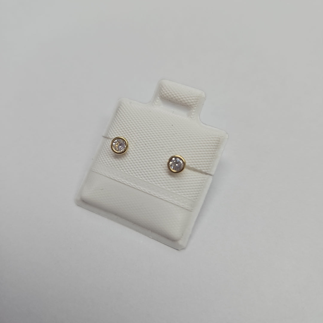BROQUELES BROQUEL C CIRCONIA 14K 0.1501 GR (NUEVO)