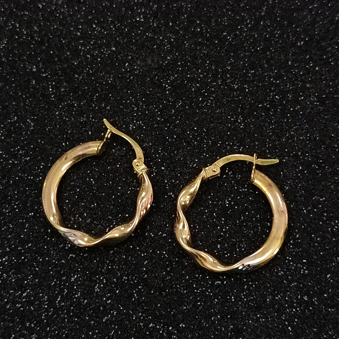 ARETES PAR ORO 10 K 1.5 GRMS (SEMINUEVO)