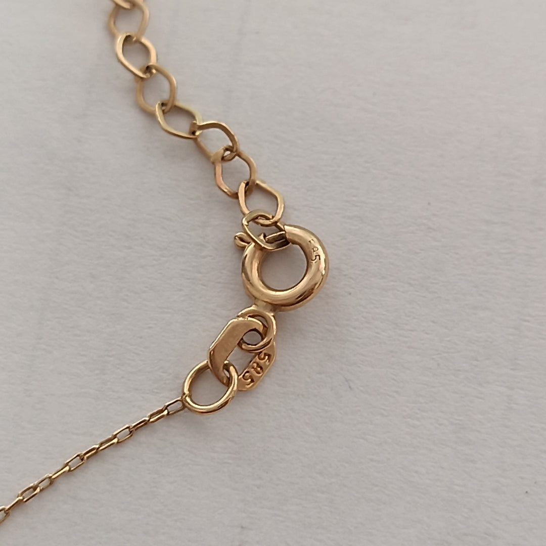 DIJE, GARGANTILLA ORO 14 K 2.1 GRMS (SEMINUEVO)