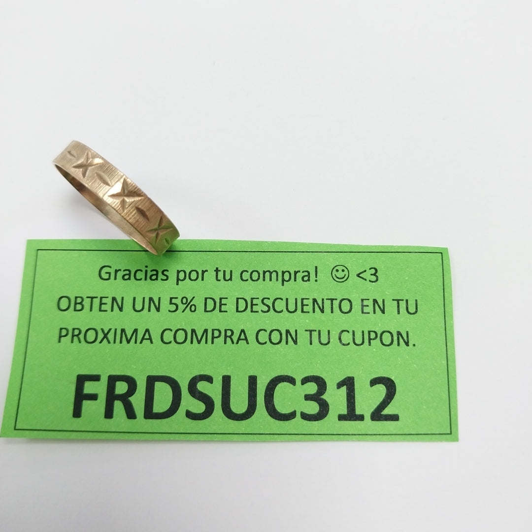 ARGOLLA ORO 10 K 1.8 GRMS (SEMINUEVO)