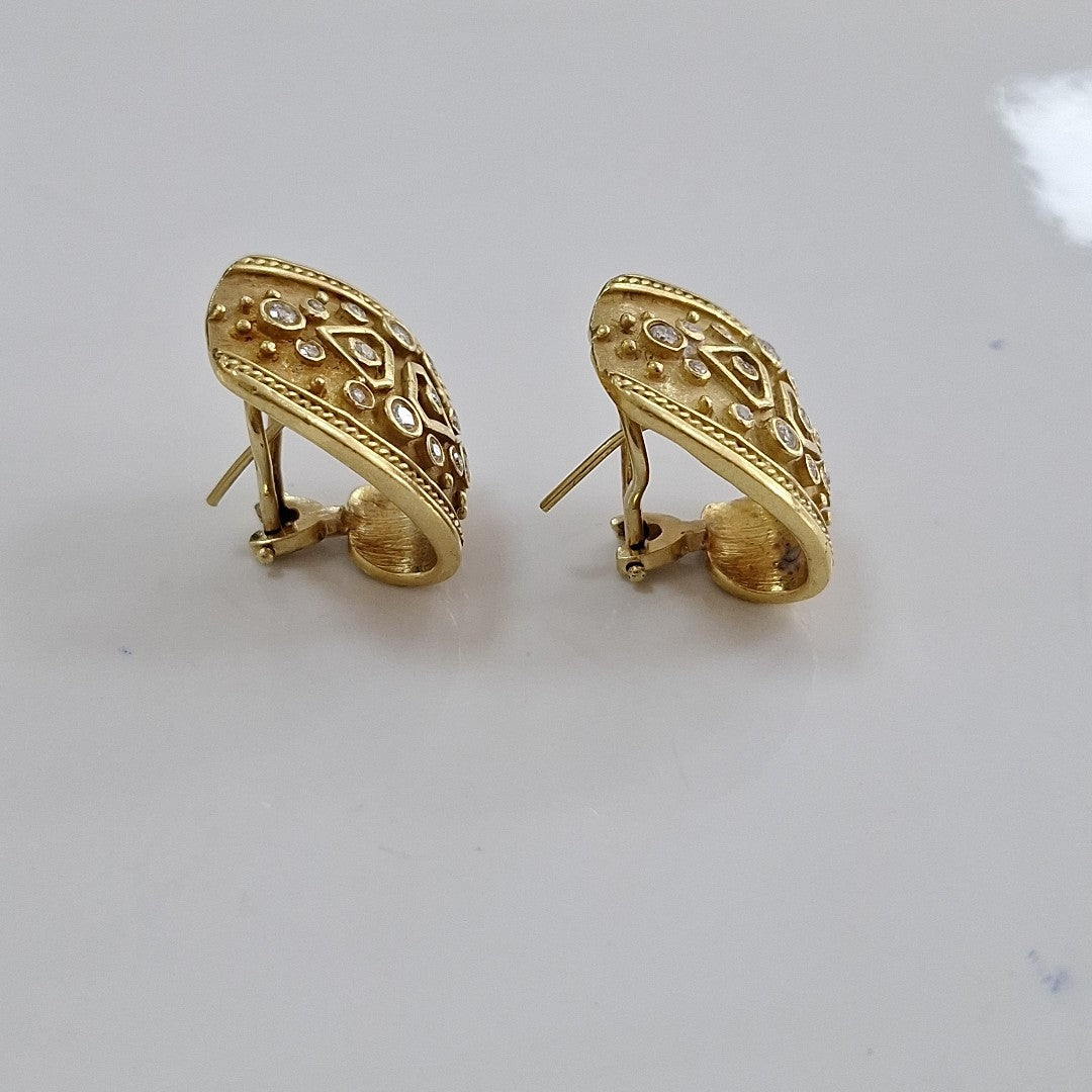 ARETES PAR ORO 18 K 20.9 GRMS (SEMINUEVO)