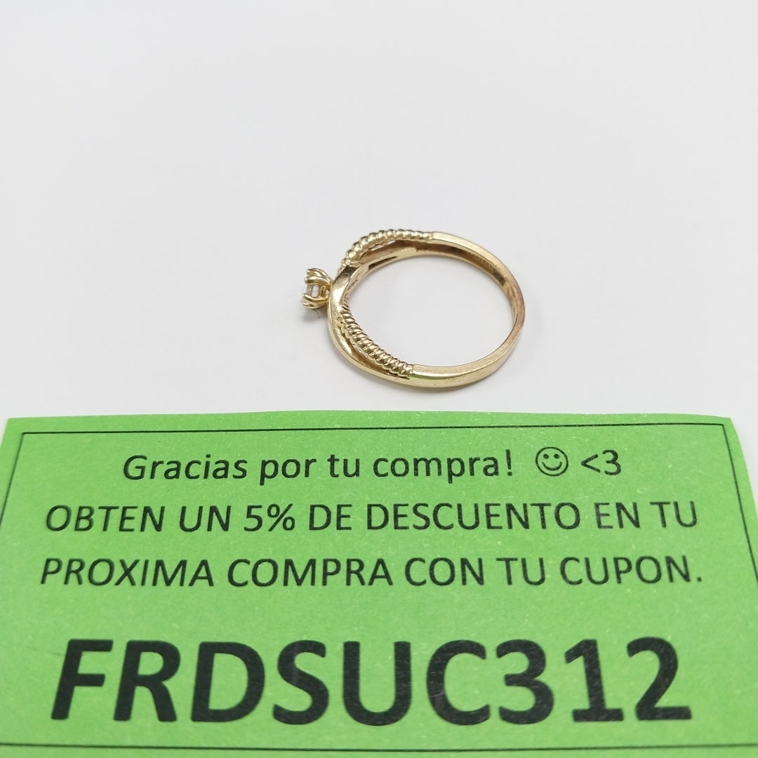 SOLITARIO ORO 10 K 1.9 GRMS (SEMINUEVO)