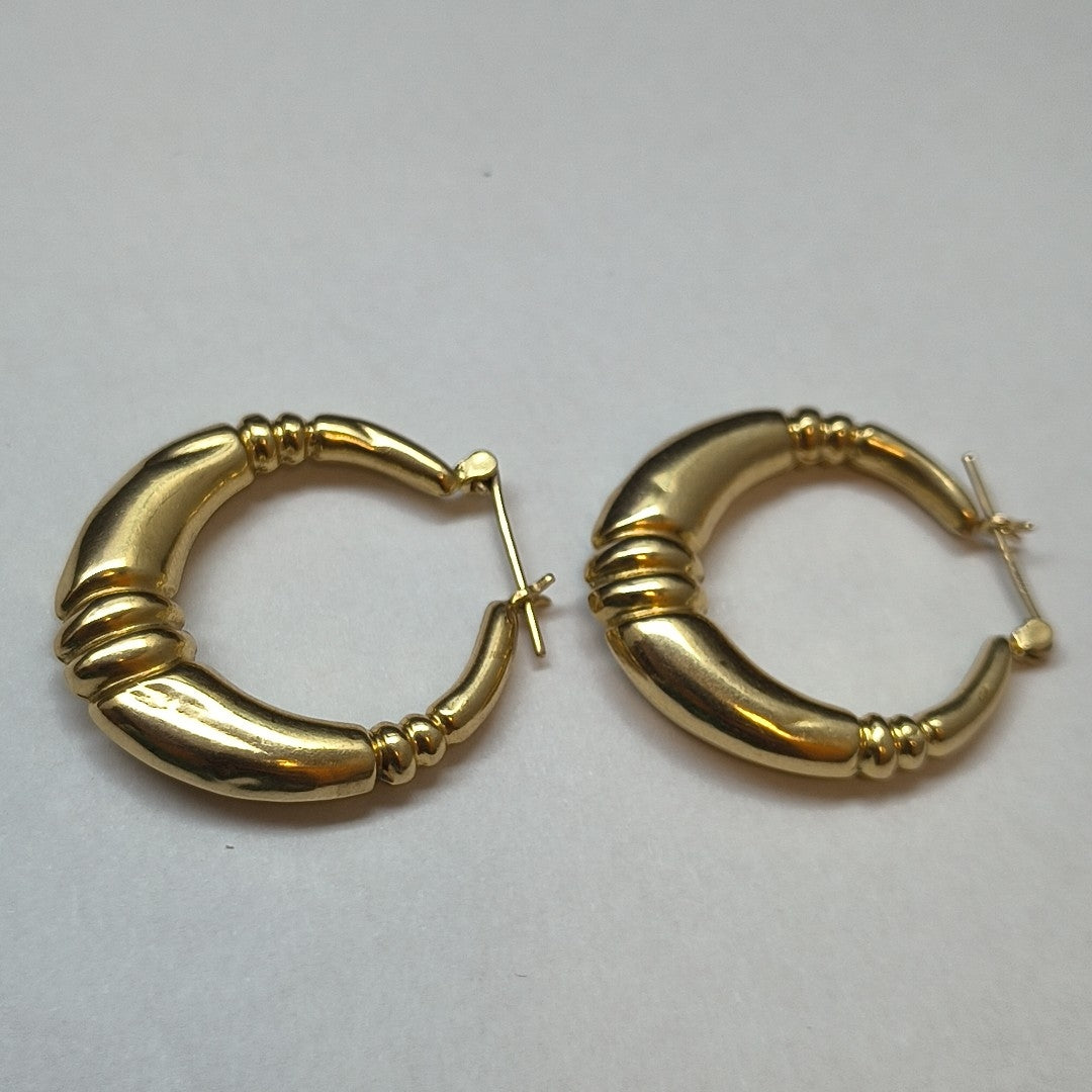 ARRACADAS PAR ORO 14 K 3,80 GRMS (SEMINUEVO)
