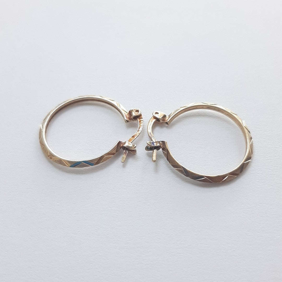 ARRACADAS PAR ORO 14 K 1.7 GRMS (SEMINUEVO)