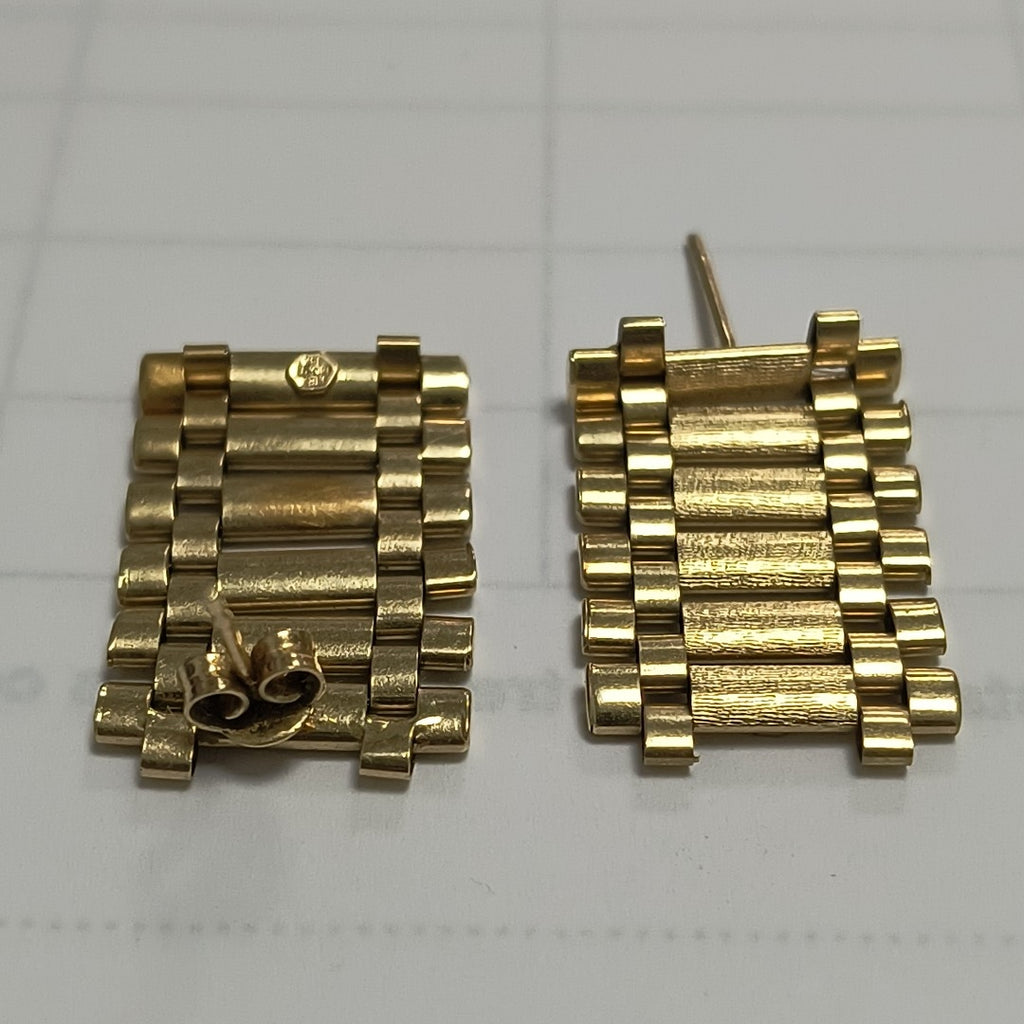 ARETES PAR ORO 14 K 4.7 GRMS (SEMINUEVO)