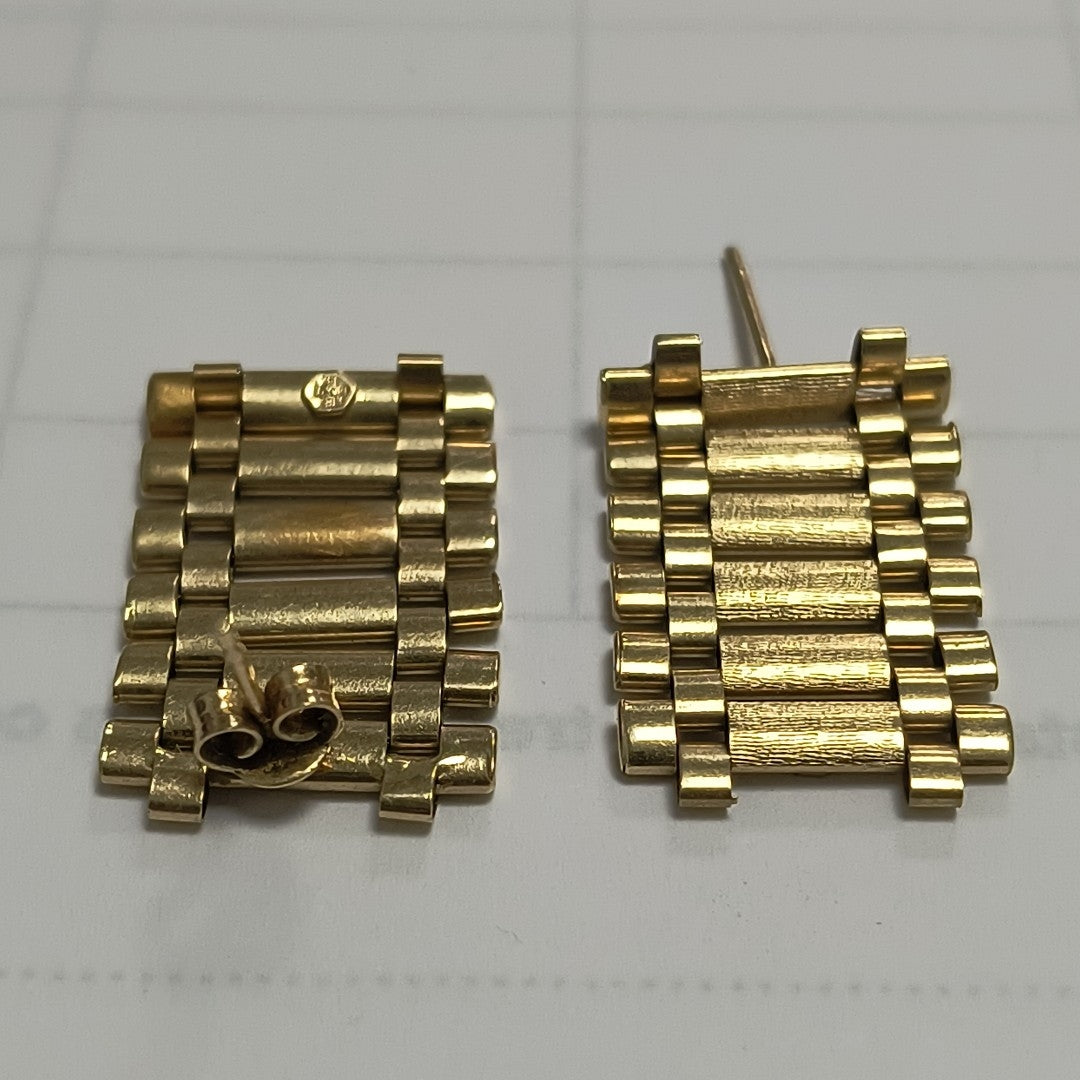 ARETES PAR ORO 14 K 4.7 GRMS (SEMINUEVO)