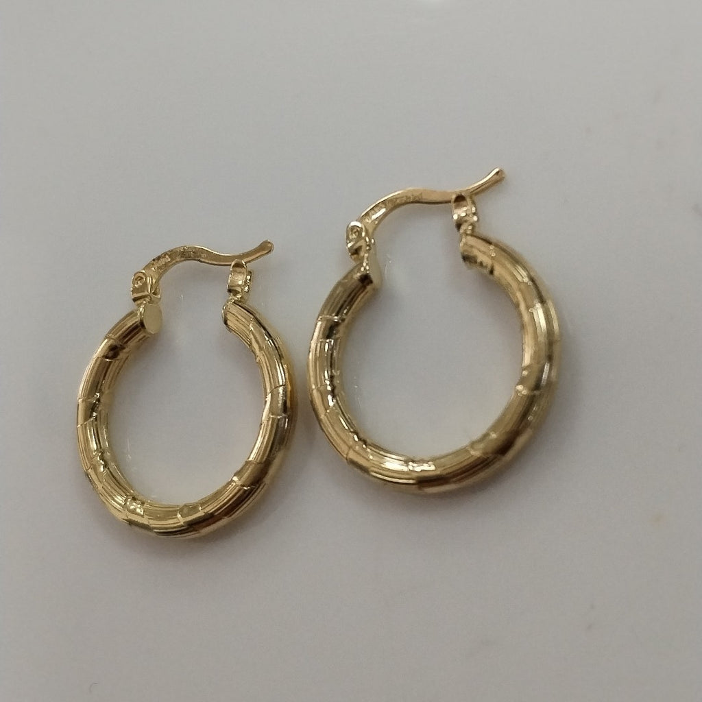ARETES ARRACADAS 14K 2.7 GR (NUEVO)
