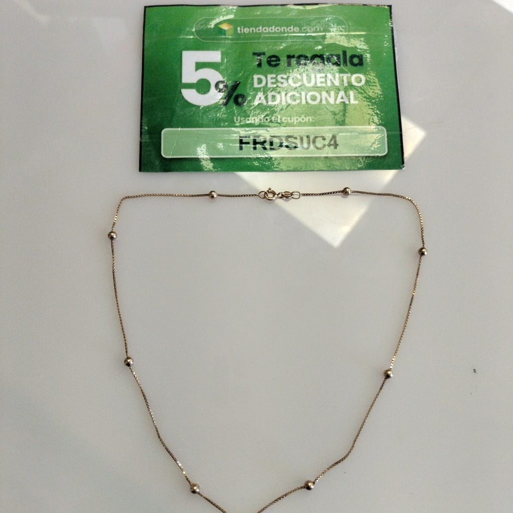 GARGANTILLA ORO 14 K 3 GRMS (SEMINUEVO)
