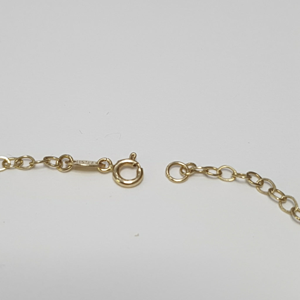 PULSERA ORO COMBINADO 14 K 1,90 GRMS (SEMINUEVO)