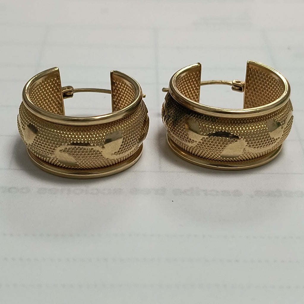 ARRACADAS PAR ORO 14 K 5.7 GRMS (SEMINUEVO)