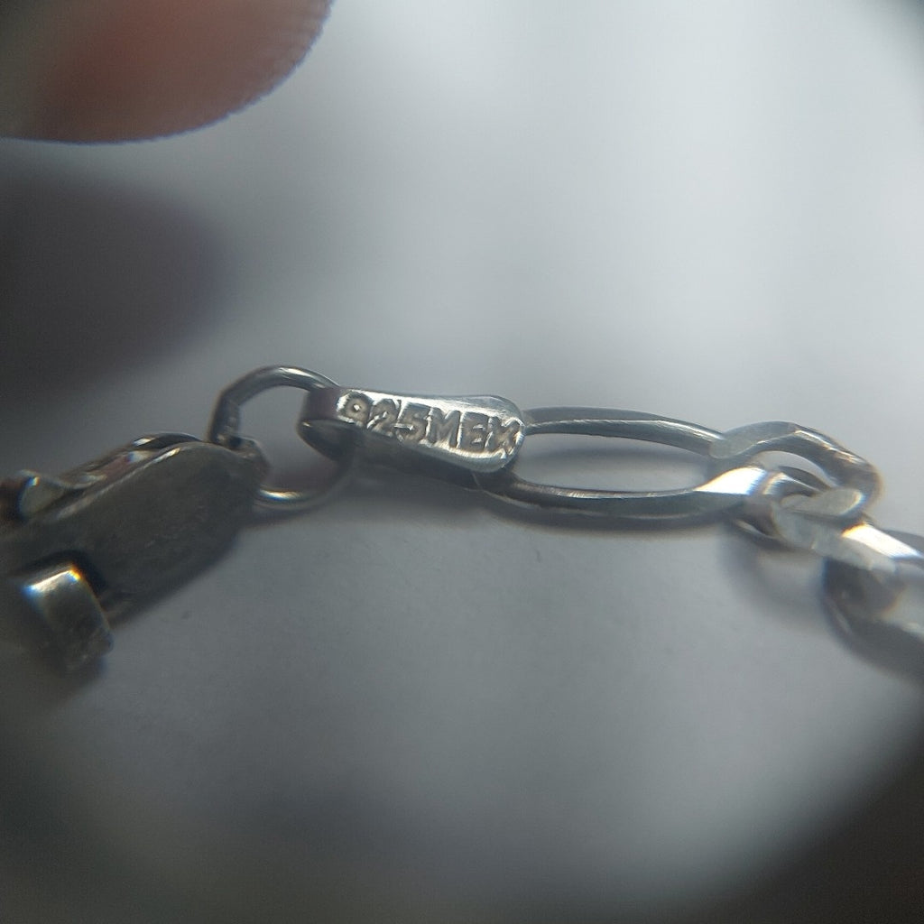 CADENA, DIJE, PULSERA PLATA 13.1 GRMS (SEMINUEVO)