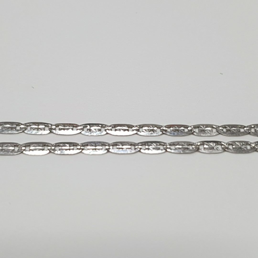 CADENA ORO BLANCO 10 K 2,60 GRMS (SEMINUEVO)