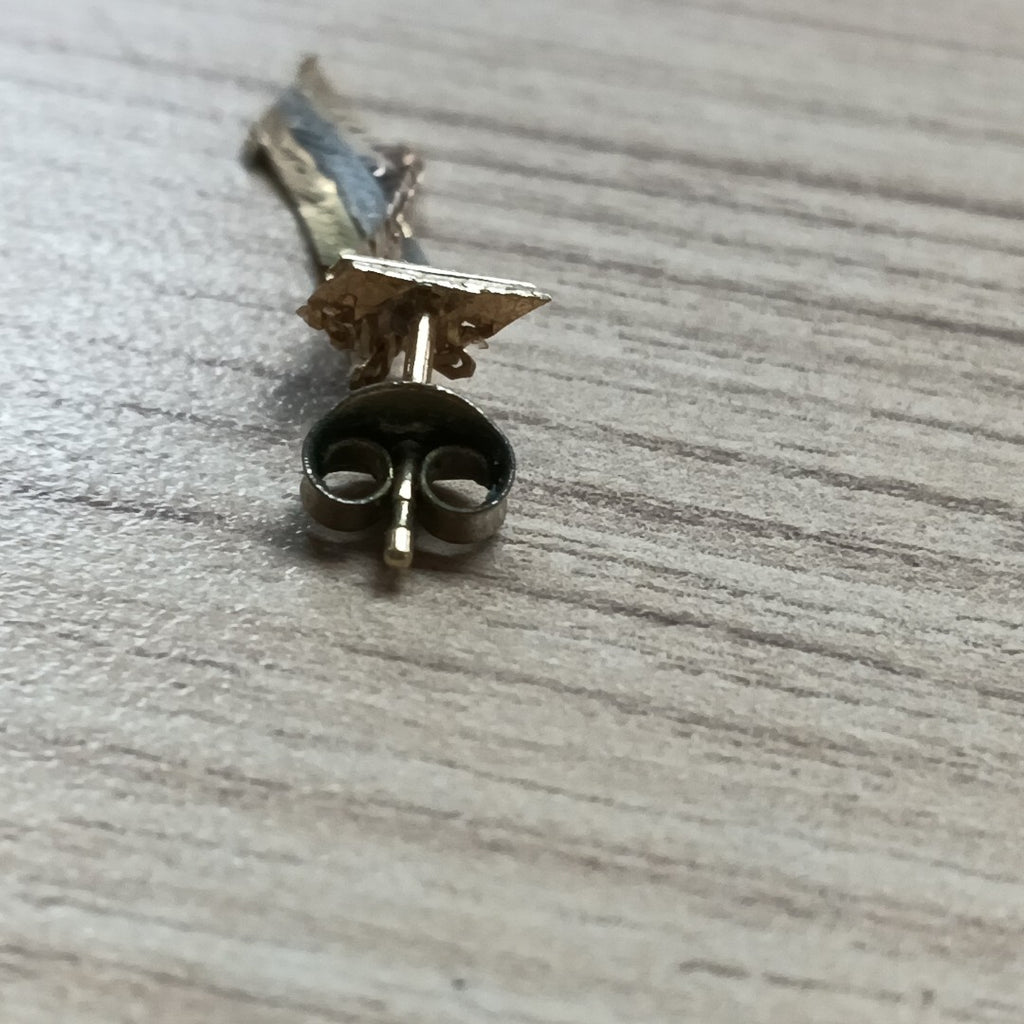ARETES PAR ORO 10 K 1.2 GRMS (SEMINUEVO)