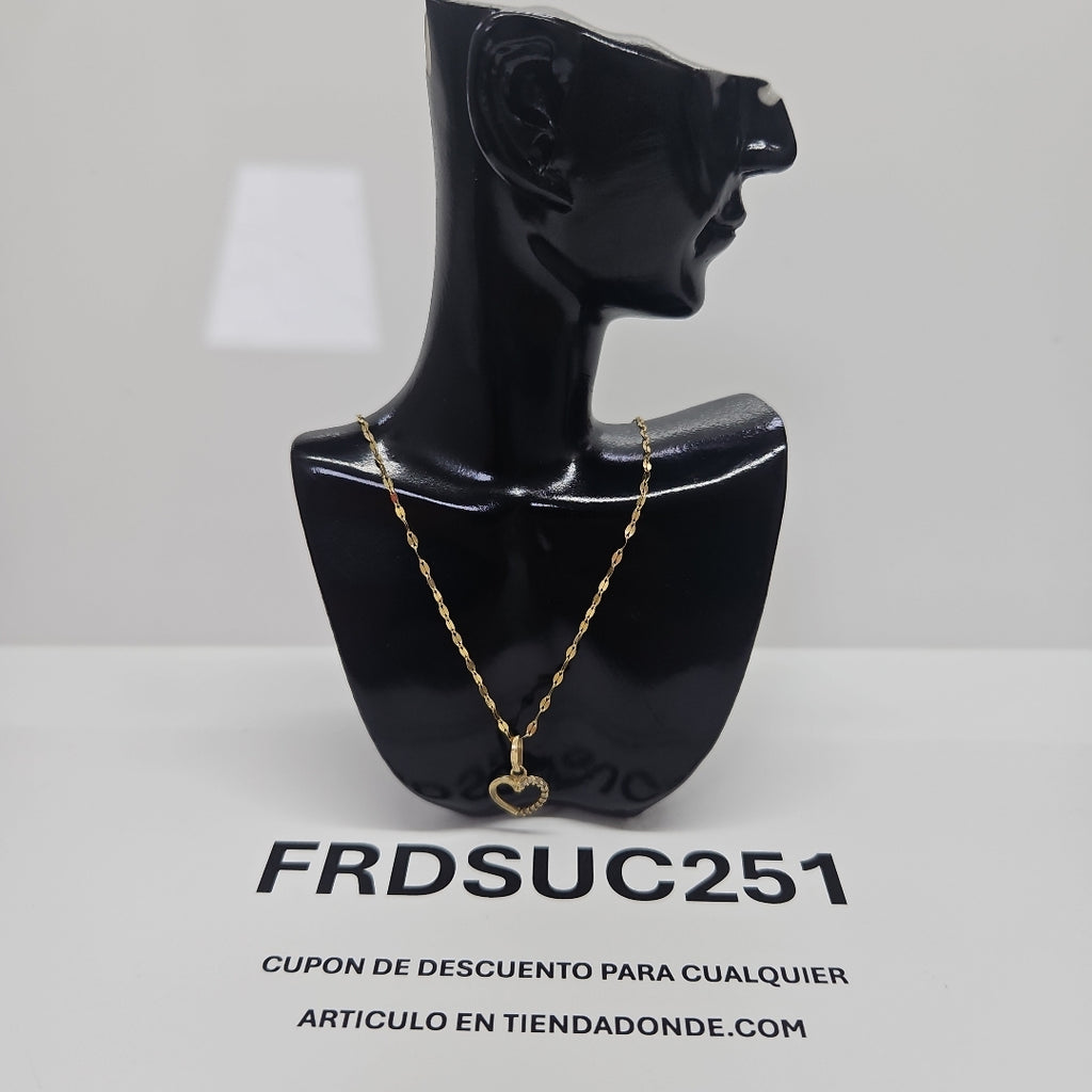 CADENA,DIJE ORO 10 K 1,20 GRMS (SEMINUEVO)