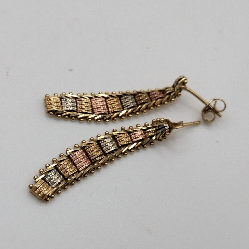 ARETES PAR ORO 14 K 4,30 GRMS (SEMINUEVO)