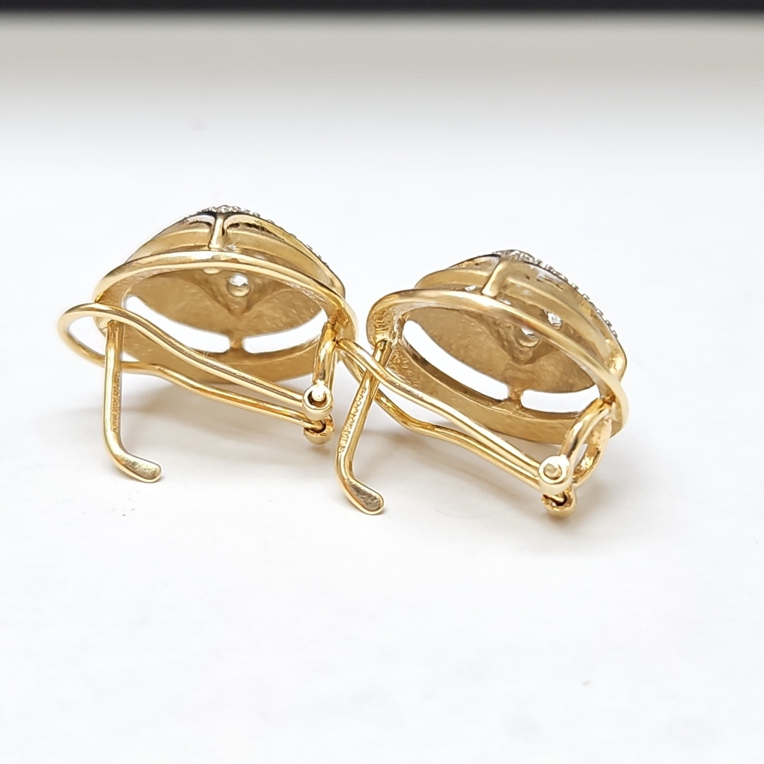ARETES PAR ORO 14 K 7.8 GRMS (SEMINUEVO)