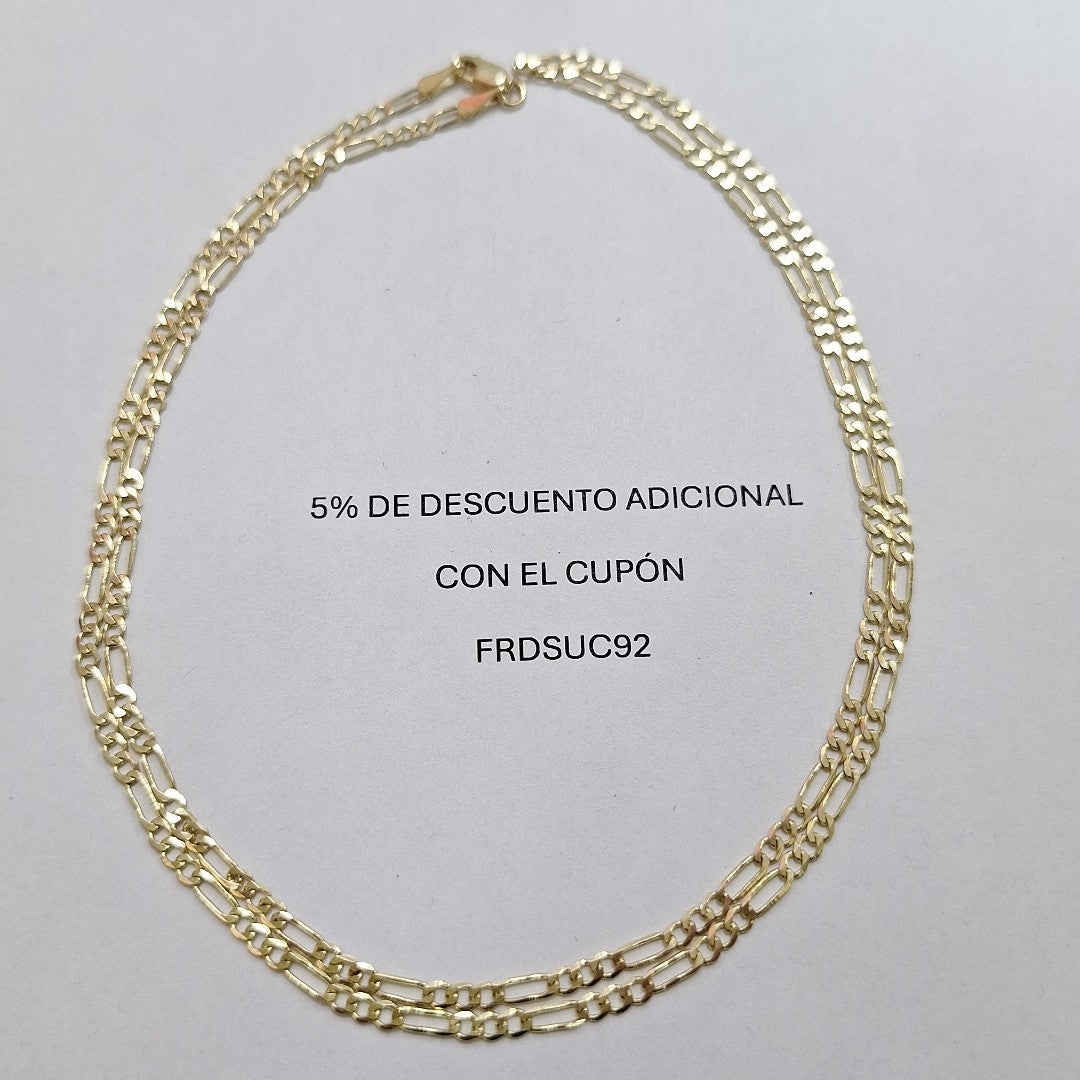 CADENA 3X1 10K 60 CM 4.6 GR (NUEVO)
