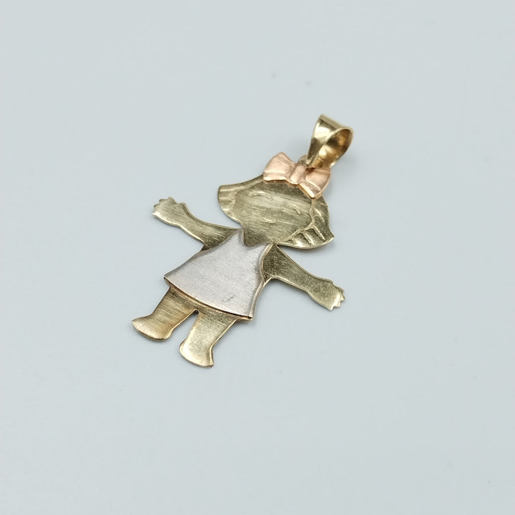 DIJE ORO COMBINADO 14 K 1,90 GRMS (SEMINUEVO)